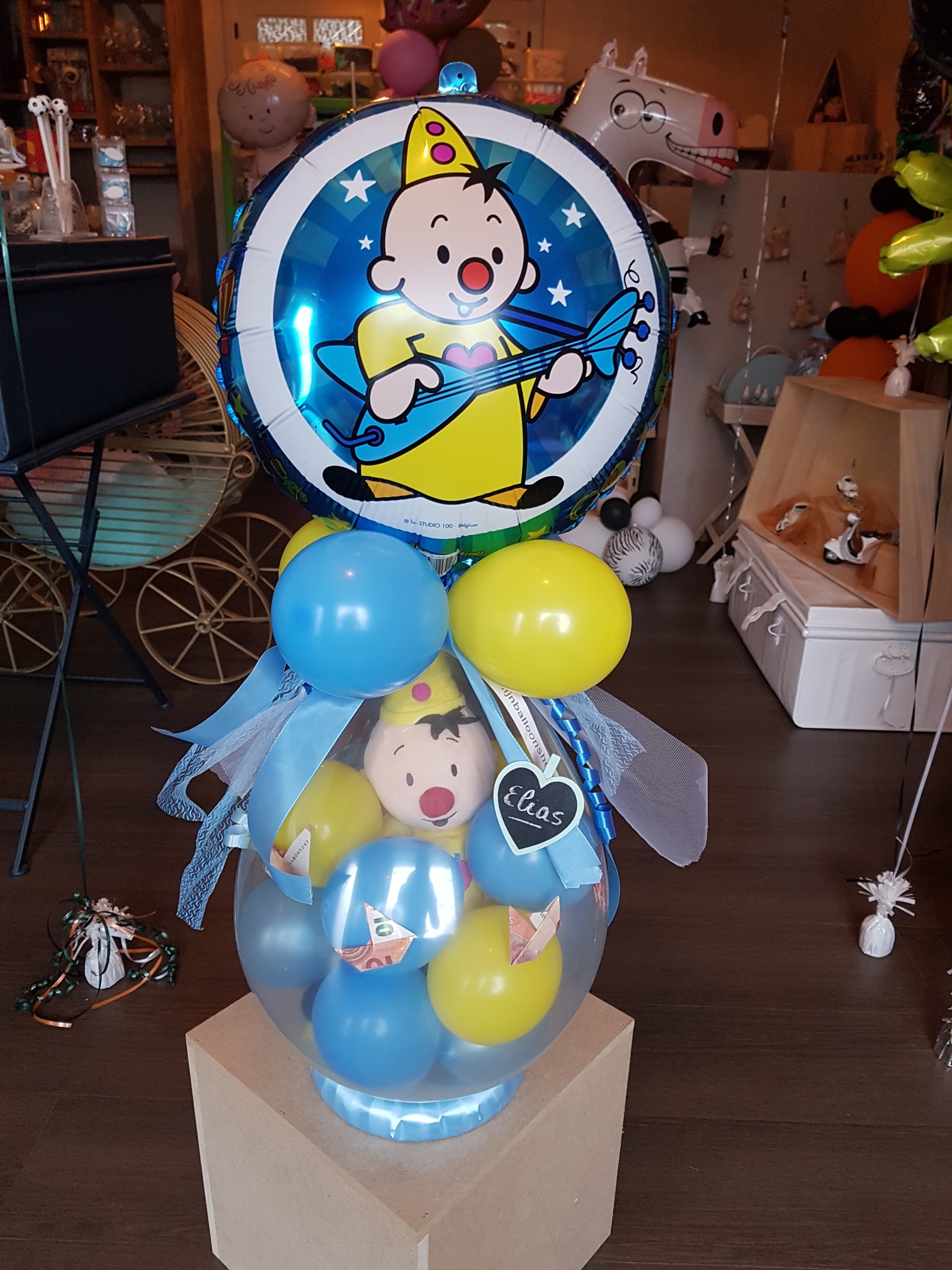zeewier Pilfer Enzovoorts Geldballon Thema - gevulde ballon - MijnSuikerBoon
