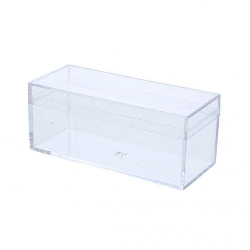 rechthoekige plexidoos leeg - zelf vullen - bedankjes - 8cm