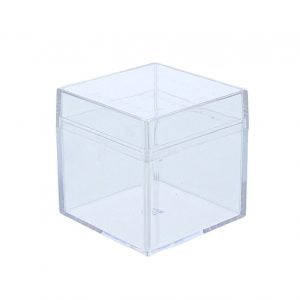 Plexi kubus met deksel