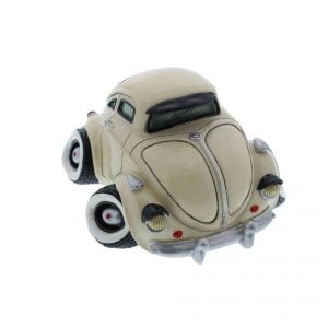 spaarpot kever wagen -crème kleurig