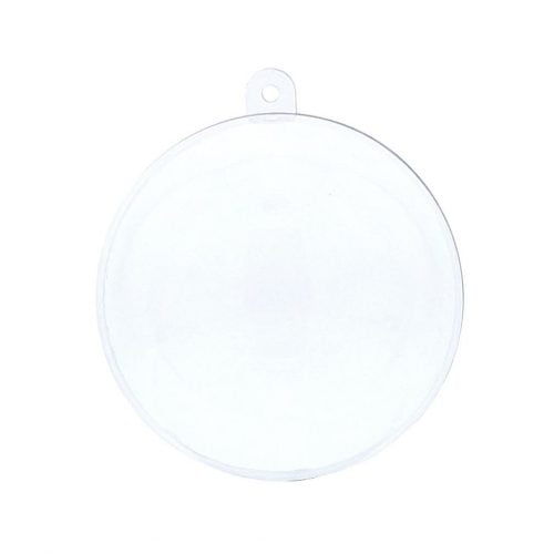 Plastic bal transparant met lus