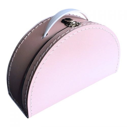 Koffertje Halfrond Babyroze